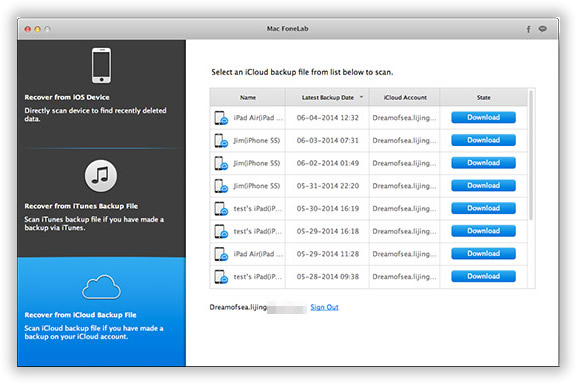 download icloud backup to mac free